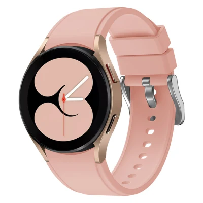 Correa deportiva de silicona suave para reloj Samsung Galaxy Watch 4, 40mm, 44mm/Watch4 Classic, 46mm, 42mm