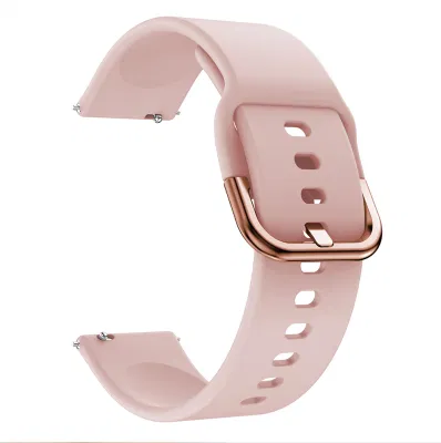 Correa de reloj de silicona de 20 mm para Samsung Galaxy Watch de 42 mm, pulsera de reloj ajustable de color sólido